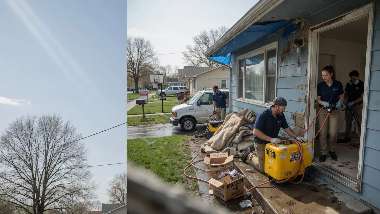 Basement Flood Cleanup in Cannon Ball, ND near me